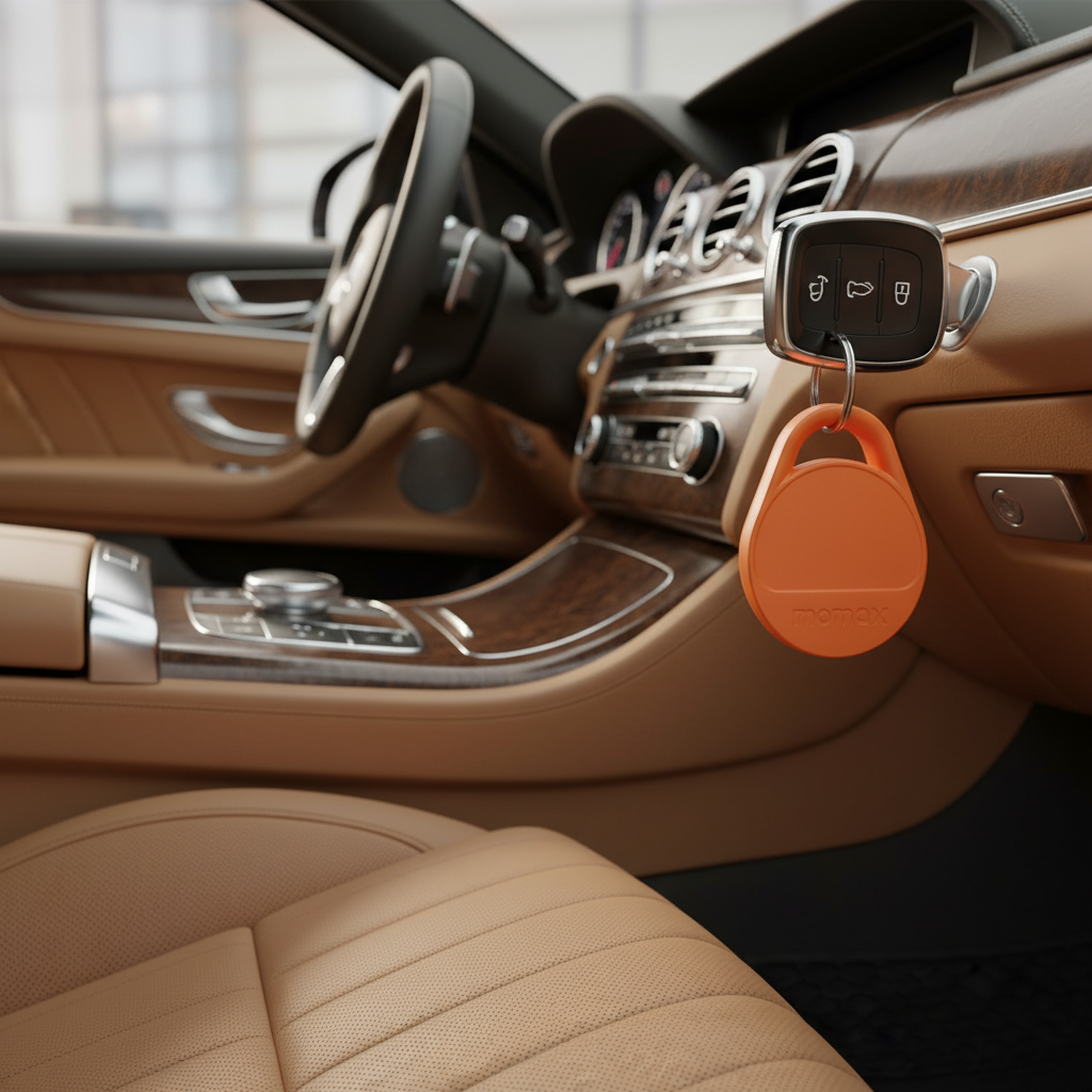 جهاز تتبع Pinpop Lite من Momax | برتقالي