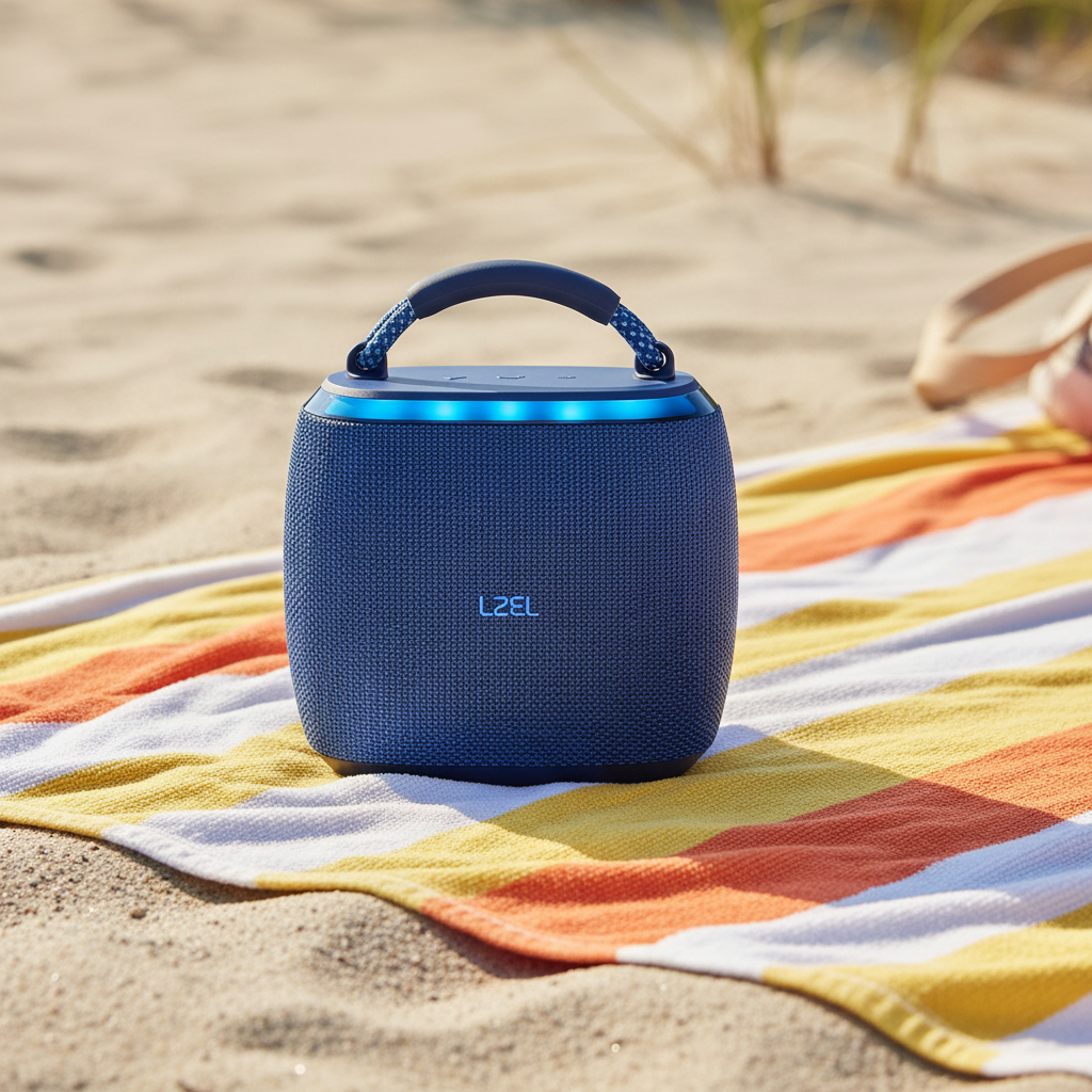 LZEL AquilaSonus Pulse Ultimate – Waterproof Portable Bluetooth Speaker | Blue