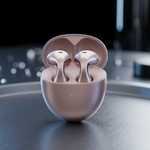 سماعة لاسلكية  FreeBuds 6 من Huawei مفتوحة التصميم بخواص إلغاء الضوضاء النشطة | وردي ذهبي