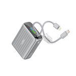 باور بنك من Lzel Neurode 10K PD 35W مع كابلات USB-C وLightning 