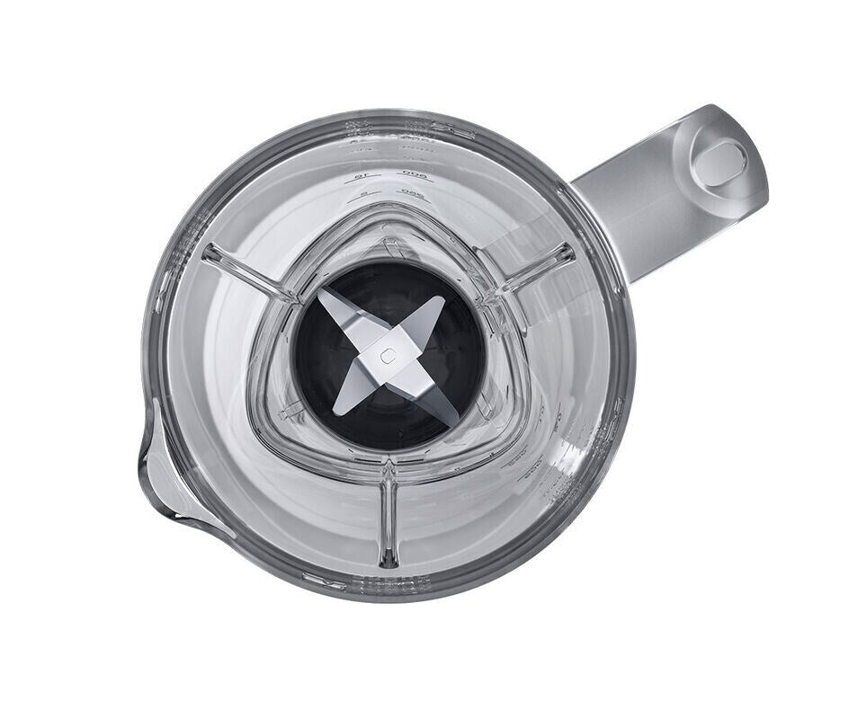 Braun PowerBlend 1 Jug Blender JB 1023 BK, 600 Watts, 1.2L Capacity with Chopper and Grinder Included