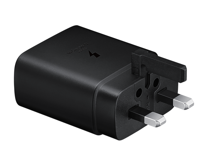 Samsung Charger 25W with USB-C to USB-C Cable | Black