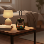 LZEL Aquilasonus Lamp Compact Waterproof Bluetooth Speaker With Dynamic RGB Lights | Green