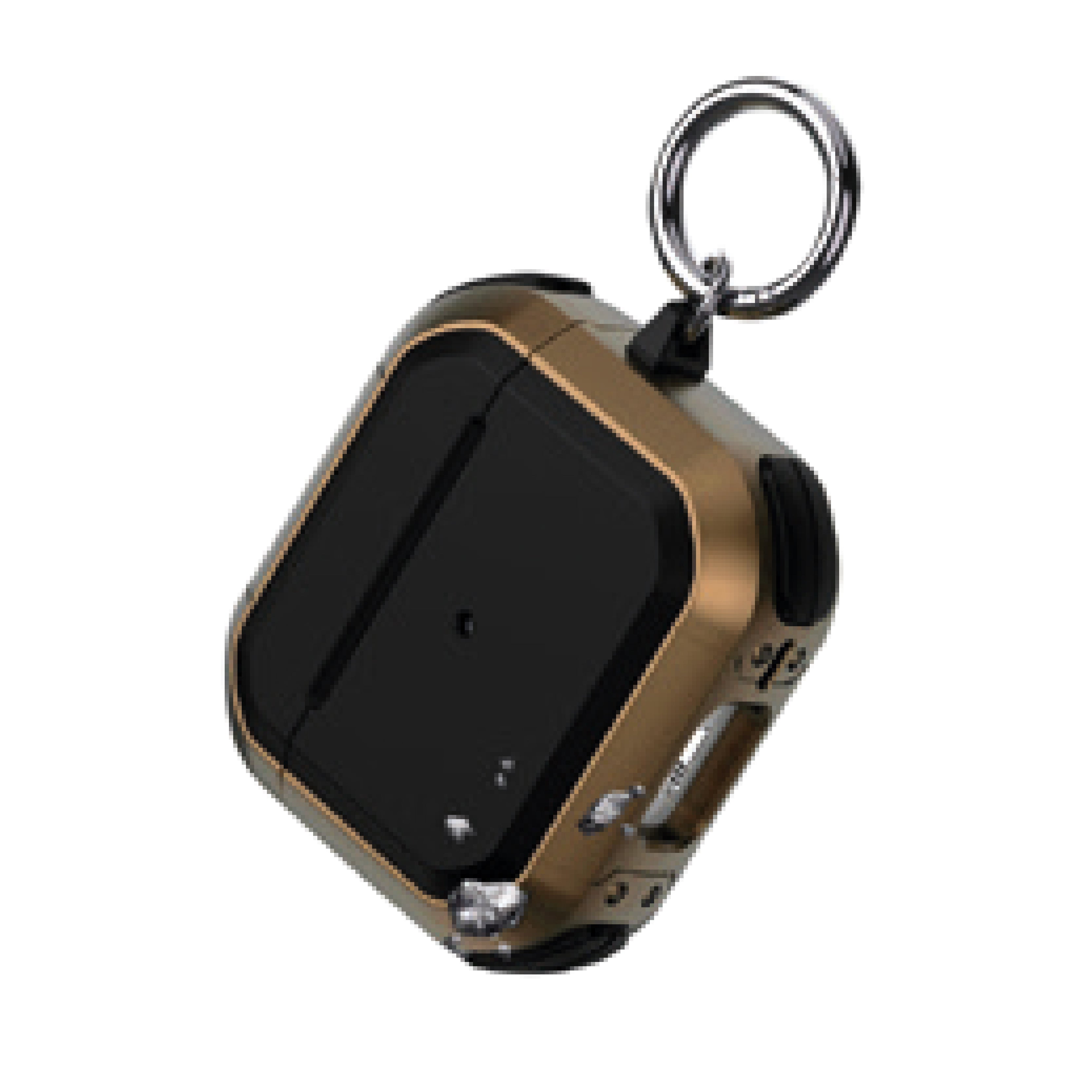 LZEL Airpods 4 Aurum Guard Max Hard PC+TPU Case |Brown/Black