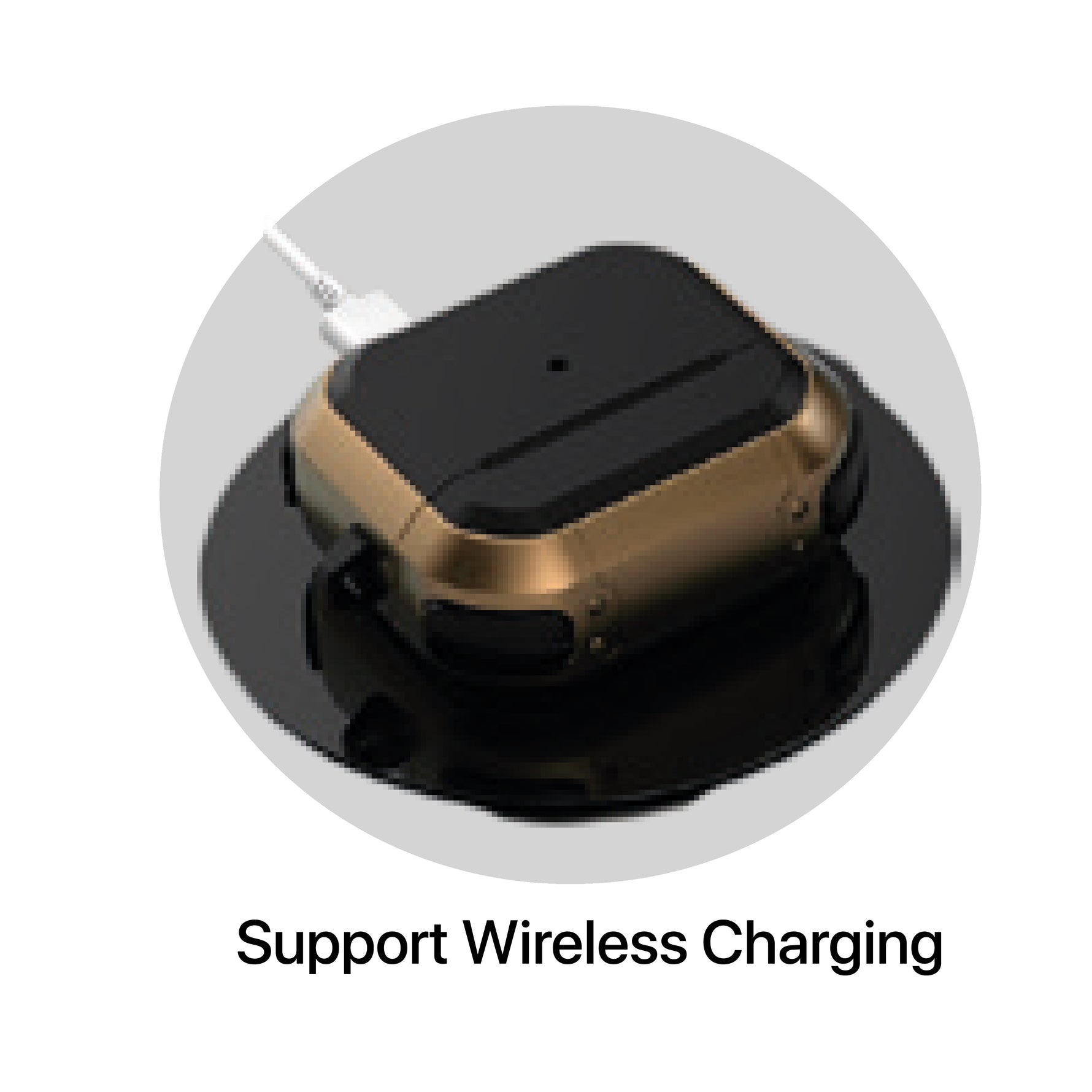 كڤر حماية Aurum Guard Max AirPods 4 من ليزل  |بني/أسود