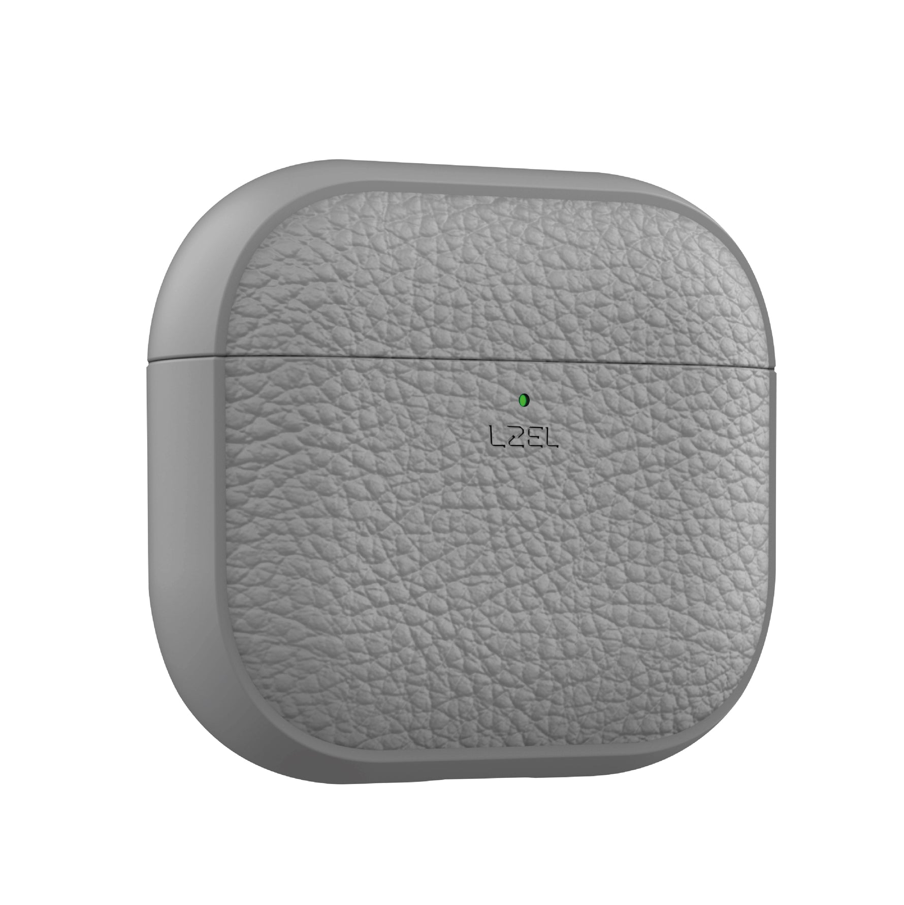 LZEL Airpods 4 Aurum Guard Premium TPU Leather Case | Gray