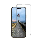 كڤر حماية شاشة 2.5D زجاجي لهاتف iPhone 14 Pro Max مع حواف مقوي من Anank