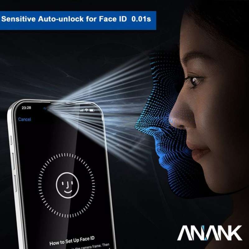 Anank iPhone 13 Mini Privacy 2.5D Screen Protector
