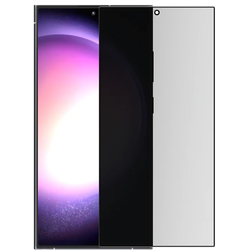 كڤر حماية شاشة زجاجي لهاتف Samsung Galaxy S24 Ultra شفاف