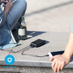 بطارية شحن Power Core Select من أنكر  سعة 10000 مللي أمبير شحن سريع بمنفذي USB-A مزدوجين بقدرة 12 واط | أسود