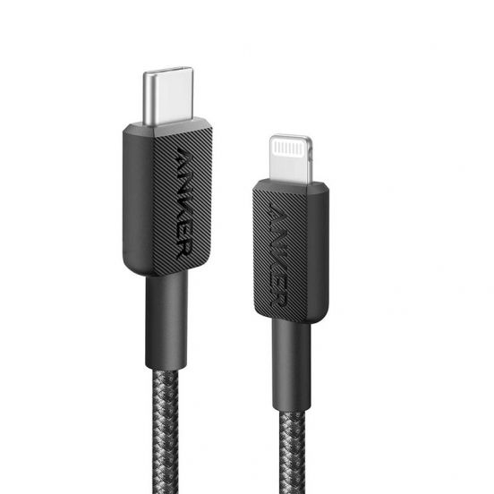 كابل USB-C إلى لايتنينج 322 من انكر 3متر | أسود