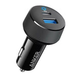 Anker PowerDrive Classic PD 2 With Type-C to Lightning Cable Car Charger | Black
