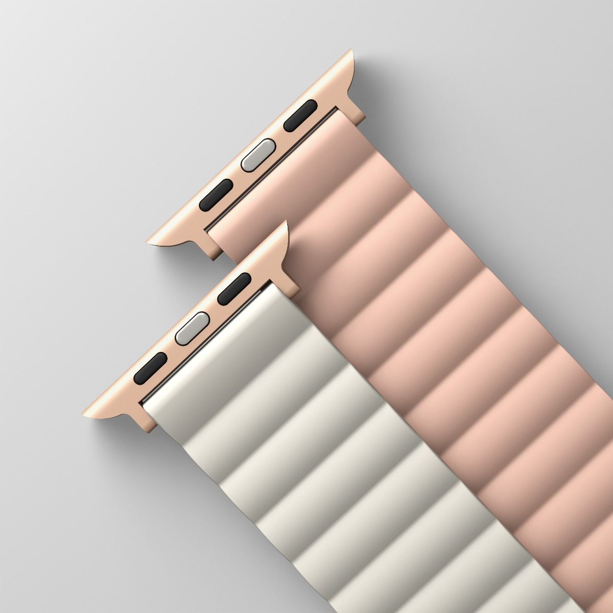 Uniq Revix Magnetic Apple Watch Strap 38/40/41Mm | Blush Pink/Beige