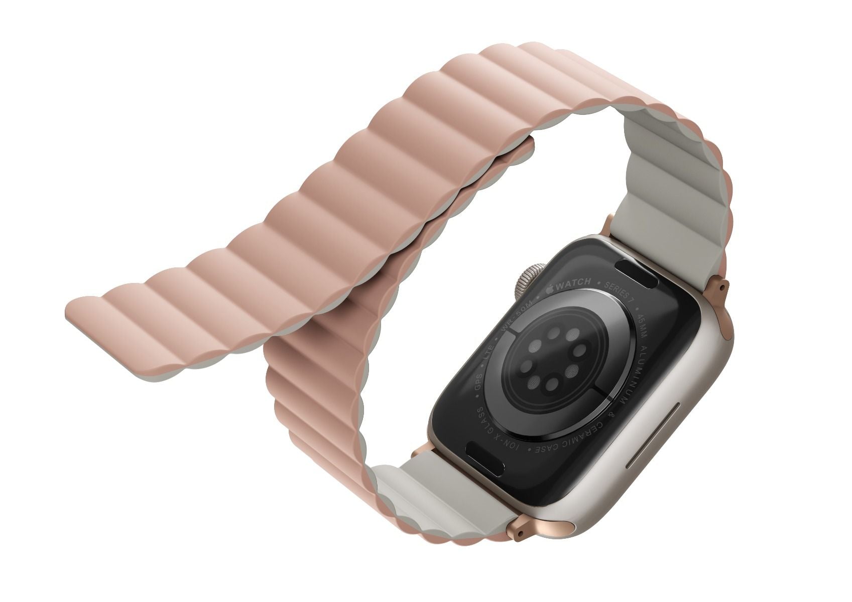 Uniq Revix Magnetic Apple Watch Strap 38/40/41Mm | Blush Pink/Beige