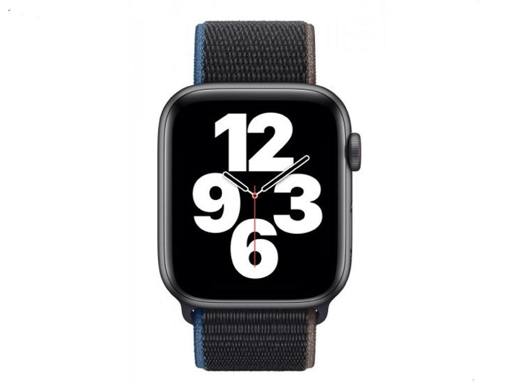 Apple Watch SE GPS + Cellular, 44mm Space Gray Aluminium Case with Charcoal Sport Loop
