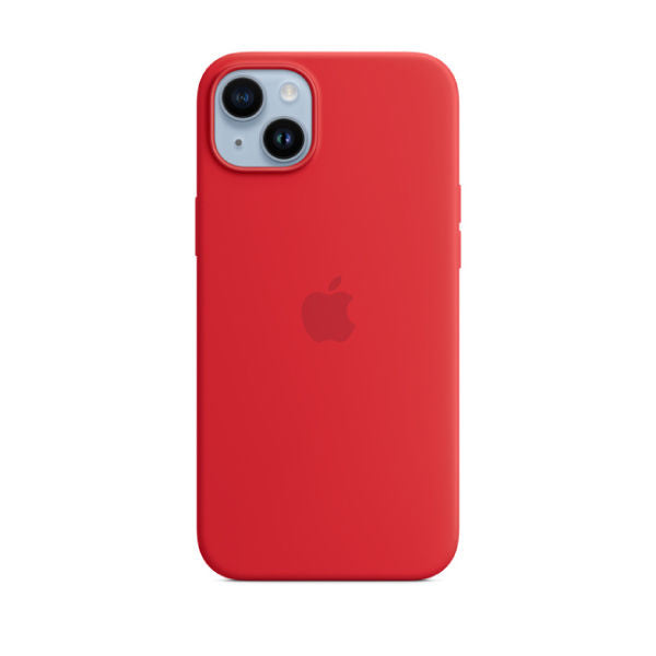 Apple iPhone 14 Plus Silicone Magsafe Case - Red (MPT63)