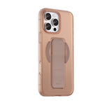 Asli Global Gravitas iPhone 16 Pro MagLeather MagSafe With Grip & Stand Case |Desert Caramel