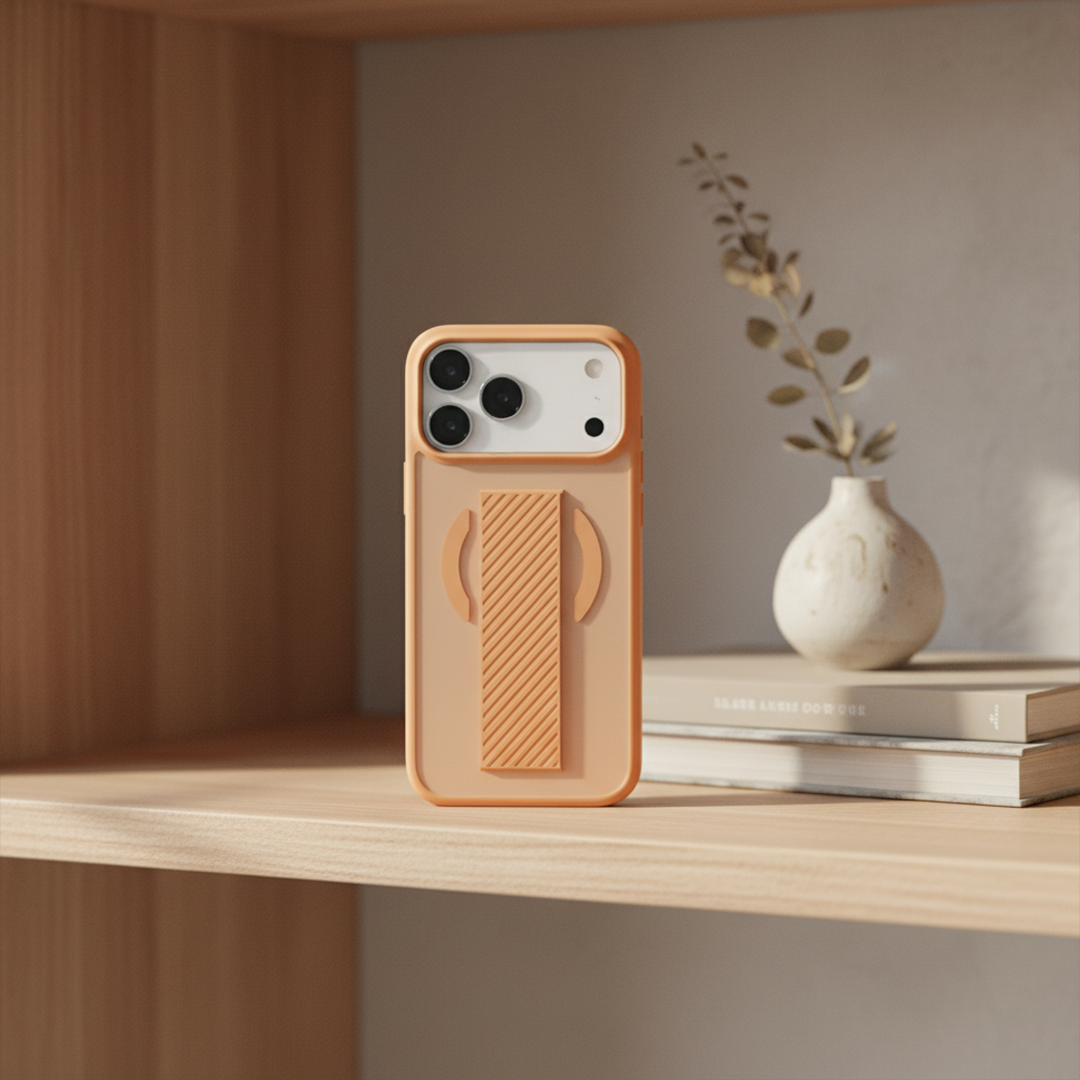 LZEL MagMatte Band Case for iPhone 17 Pro | Papaya Orange