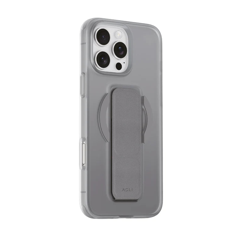 كڤر حماية مع مسكة جلدية من أسلي جلوبال متوافق مع MagSafe لهاتف iPhone 15 Pro Max 