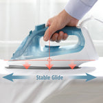 مكواة بخار باناسونيك 2300 واط – تيتانيوم | أخضر