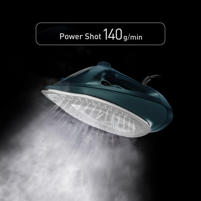 مكواة بخار باناسونيك بقوة 2400 واط مع قاعدة كبيرة