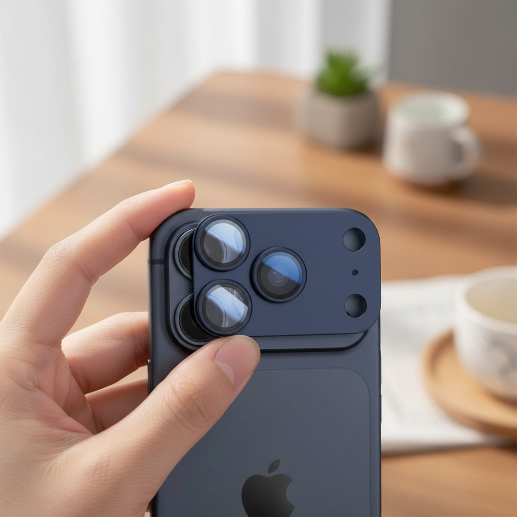 Anank All-in-one Camera Guard For iPhone 17 Pro Max | Deep Blue