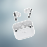Asli Global EcoPods Air TWS Wireless ANC Bluetooth Earbuds with Active Noise Cancellation | White