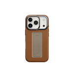 UNIQ Hybrid Heldro Pro MagClick Case with Camera Stand for iPhone 17 Pro | Caramel