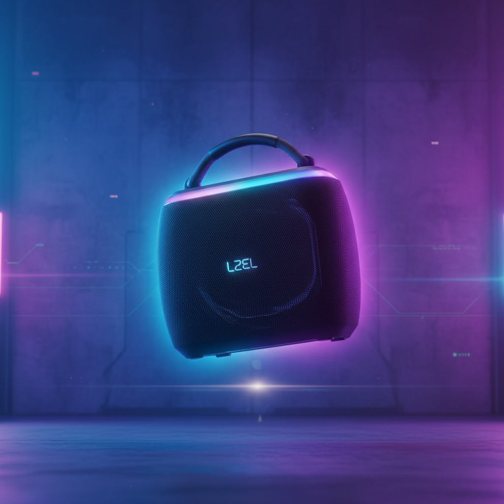 LZEL AquilaSonus Pulse Ultimate – Waterproof Portable Bluetooth Speaker | Black