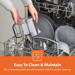 Geepas Citrus Juicer | 1.0L Large Capacity | Two-Way Rotation for Maximum Extraction | Durable Copper Motor | 25W Power | Easy to Clean