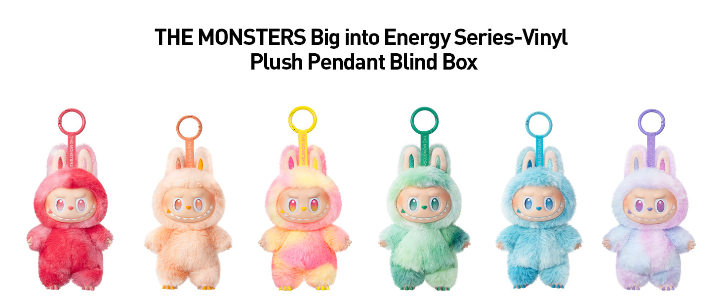 THE MONSTERS Big into Energy Series - Vinyl Plush Pendant