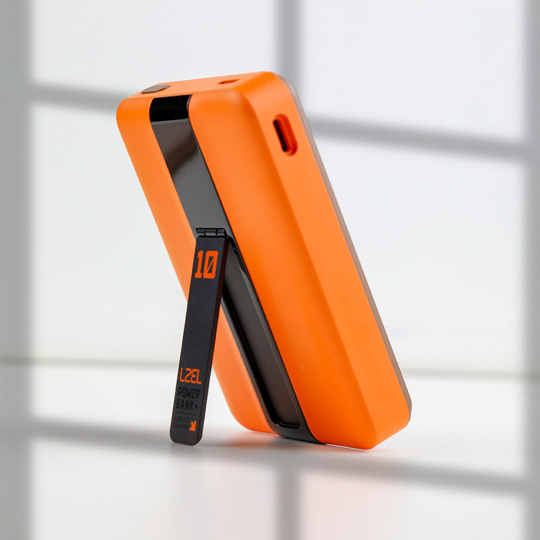 LZEL ZenoFlex MaxCharge 10000mAh Wireless Charging Power Bank – 20W Wired Output / 18W Input (15W Wireless)