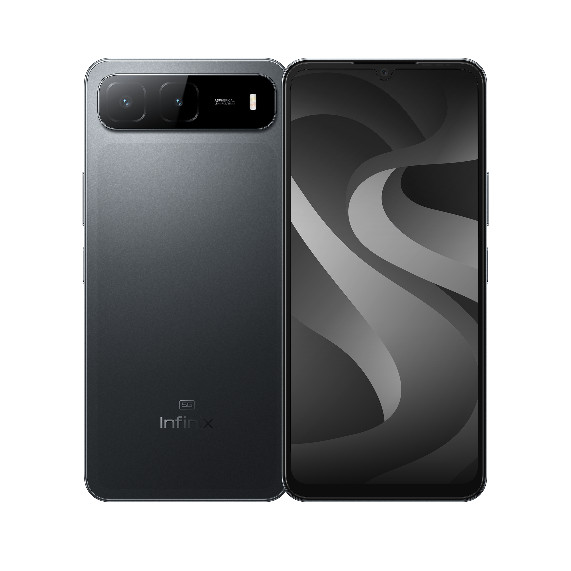 هاتف إنفينكس هوت 60i 5G – شاشة 6.75 بوصة بتردد 120 هرتز سلسة، تخزين 128 جيجابايت، ذاكرة 4 جيجا رام + 4 جيجا رام، بطارية 6000 مللي أمبير ، كاميرا 50 ميجابيكسل، IP64 | أسود