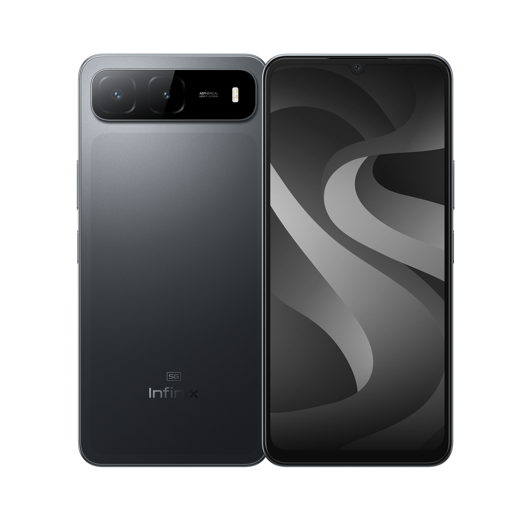 Infinix Hot 60i 5G - 6.75" 120Hz Smooth Display - 128GB Storage, 4GB RAM + 4GB Extended - 6000mAh Battery - 50MP Camera - IP64 | Sleek Black