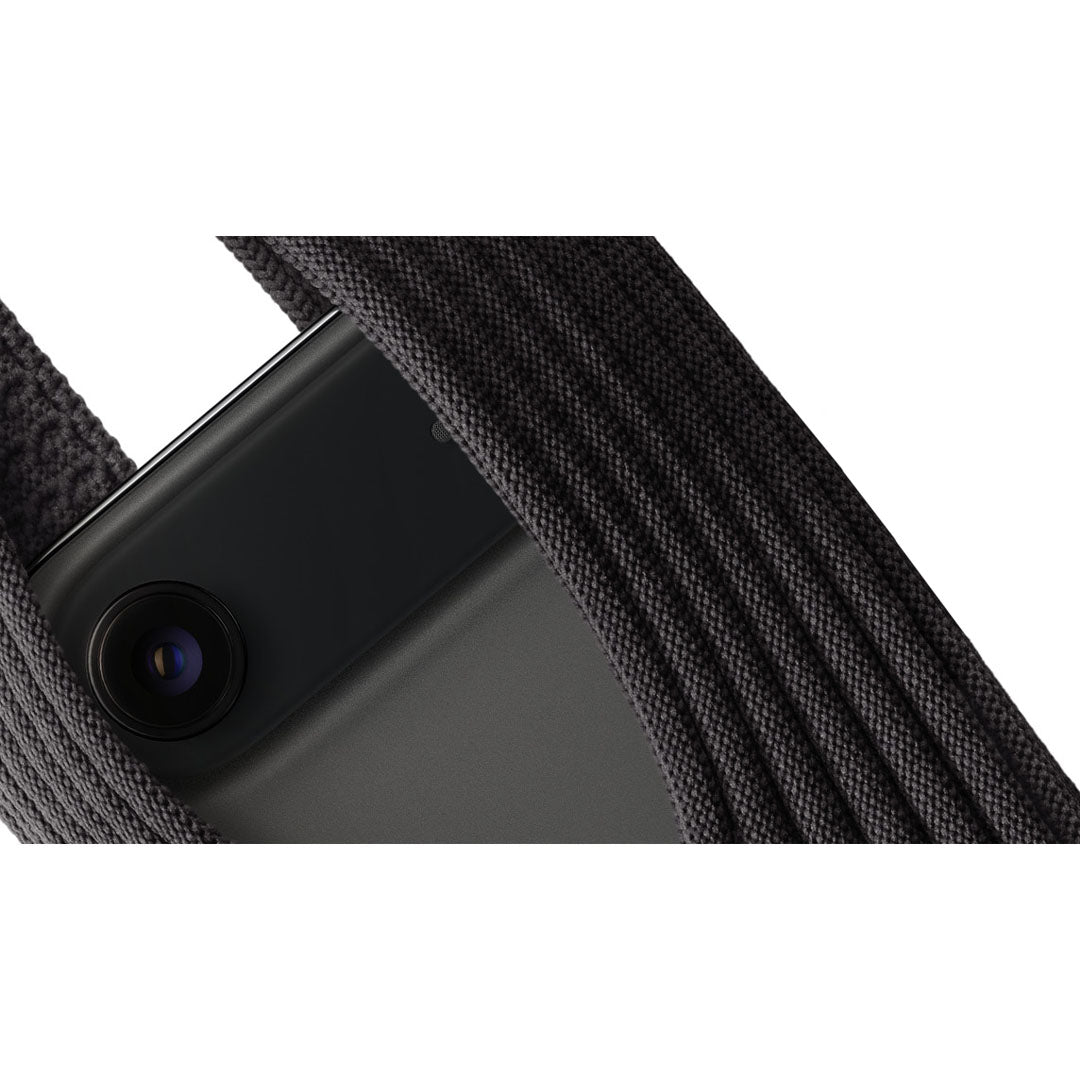 Phone Pocket with Strap – Stretch Knit Wearable iPhone Holder 40 cm | Black