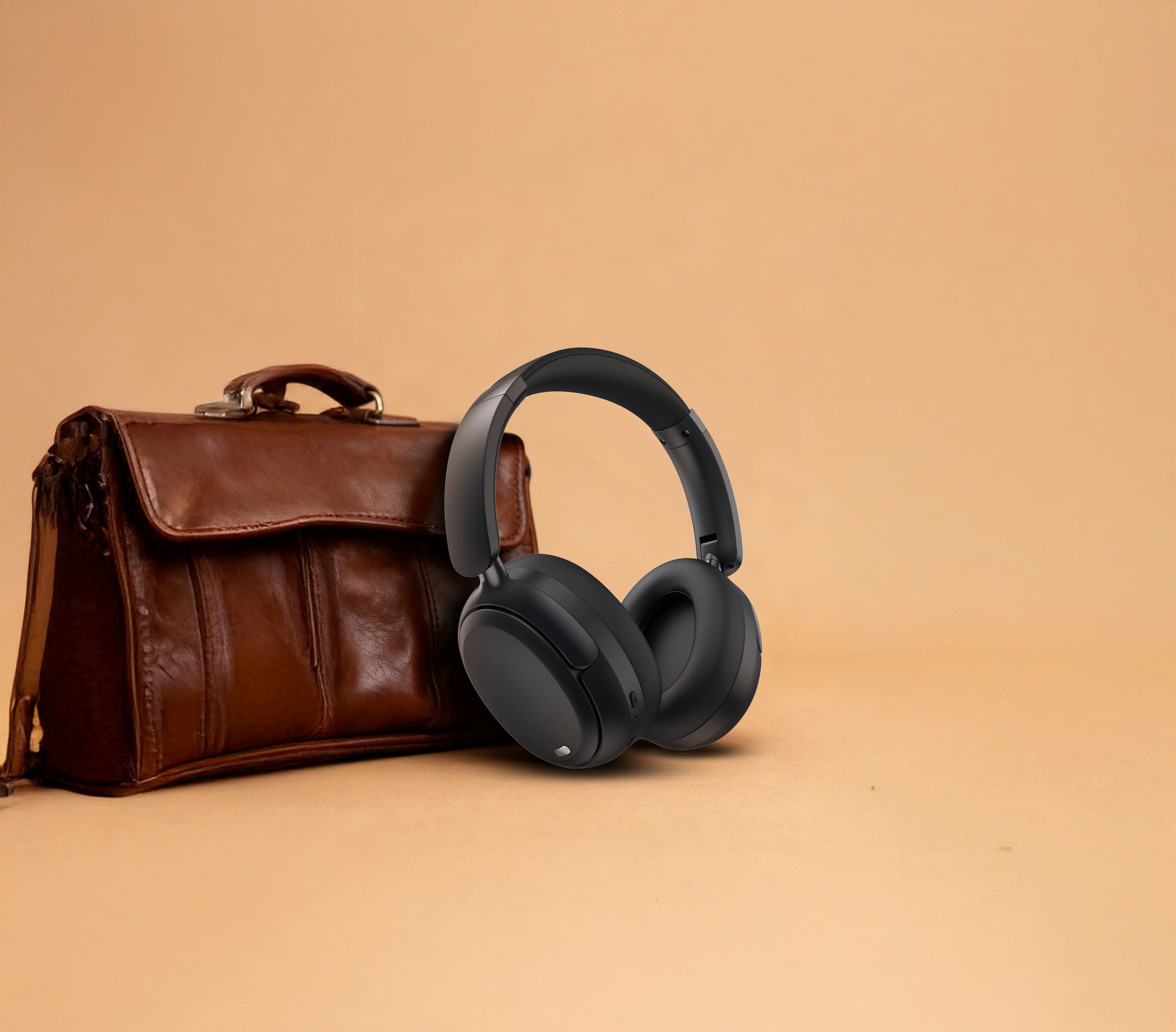 LZEL Sonique Pulse Wireless Stereo Headphones | Black