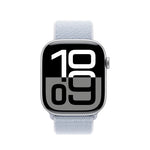 Apple Watch Series 10 - 46mm - GPS - Silver Aluminium Case With Blue Cloud Sport Loop