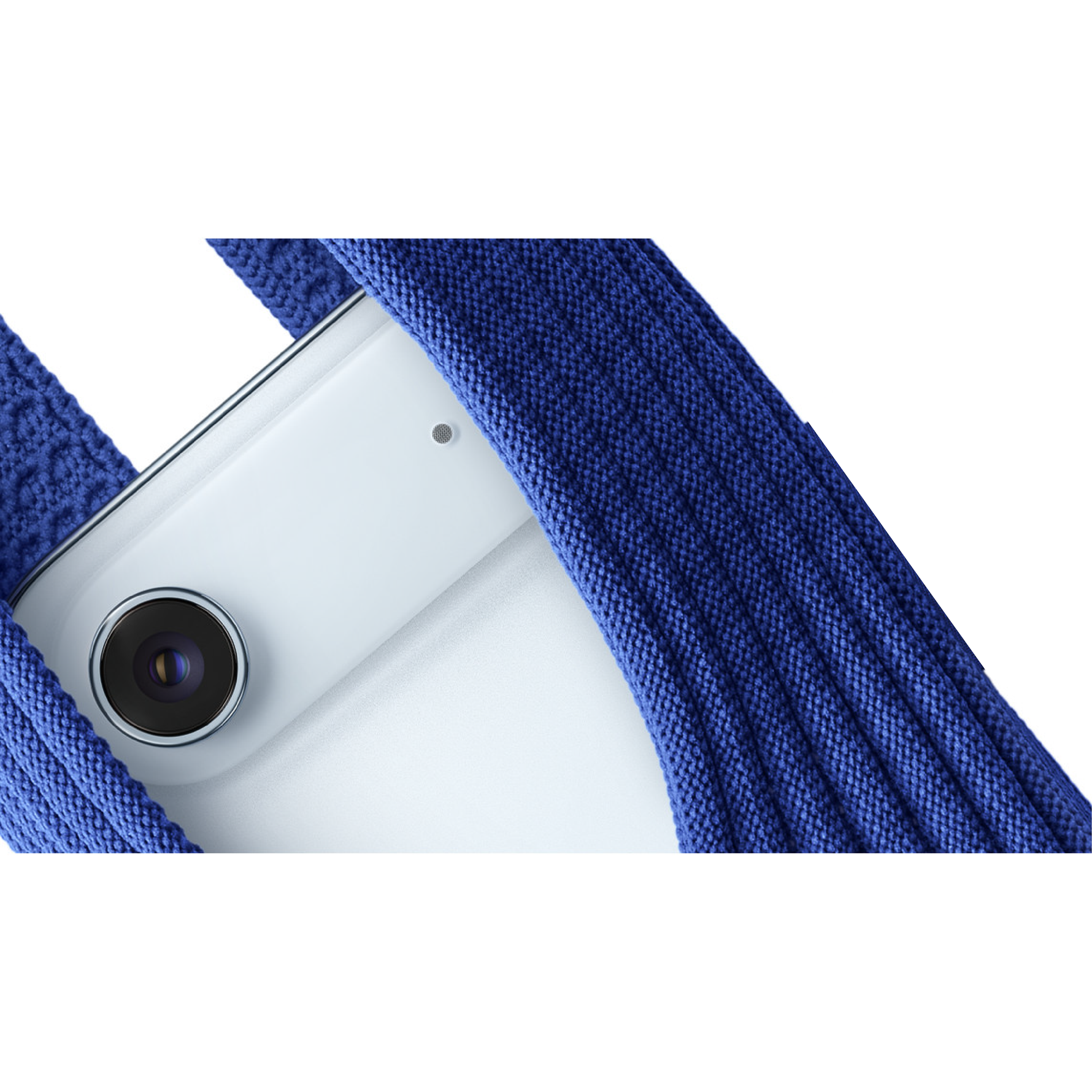 Phone Pocket with Strap – Stretch Knit Wearable iPhone Holder 80 cm | Sapphire