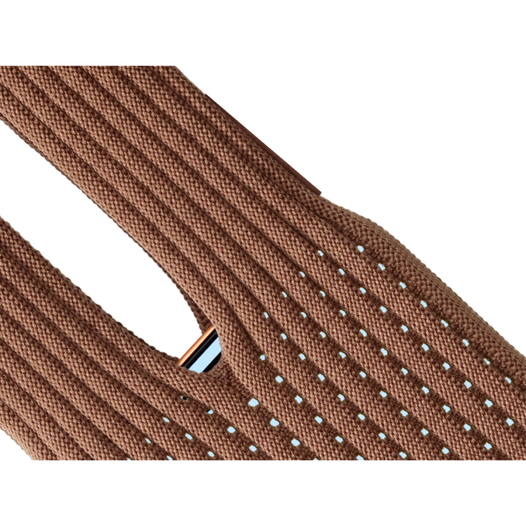 Phone Pocket with Strap – Stretch Knit Wearable iPhone Holder 80 cm | Cinnamon