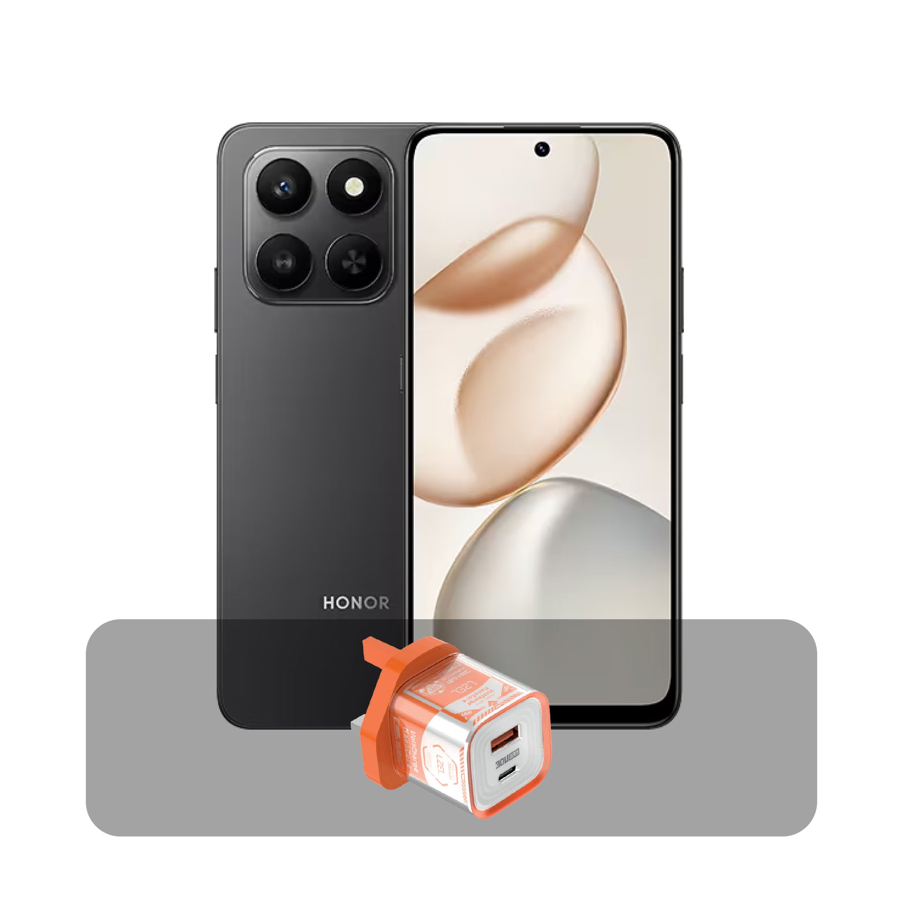 هاتف Honor X7D 5G - رام 8GB - مساحة 256GB + عرض الباندل | أسود