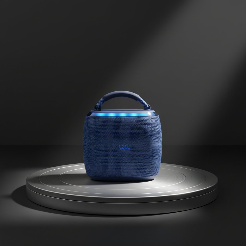 LZEL AquilaSonus Pulse Ultimate – Waterproof Portable Bluetooth Speaker | Blue