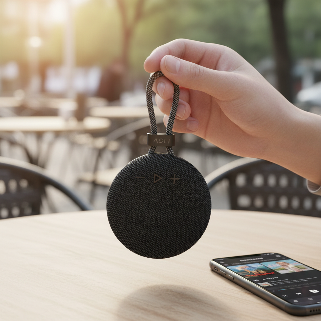 Asli Global SoundWave Aura True Wireless Speaker | Black