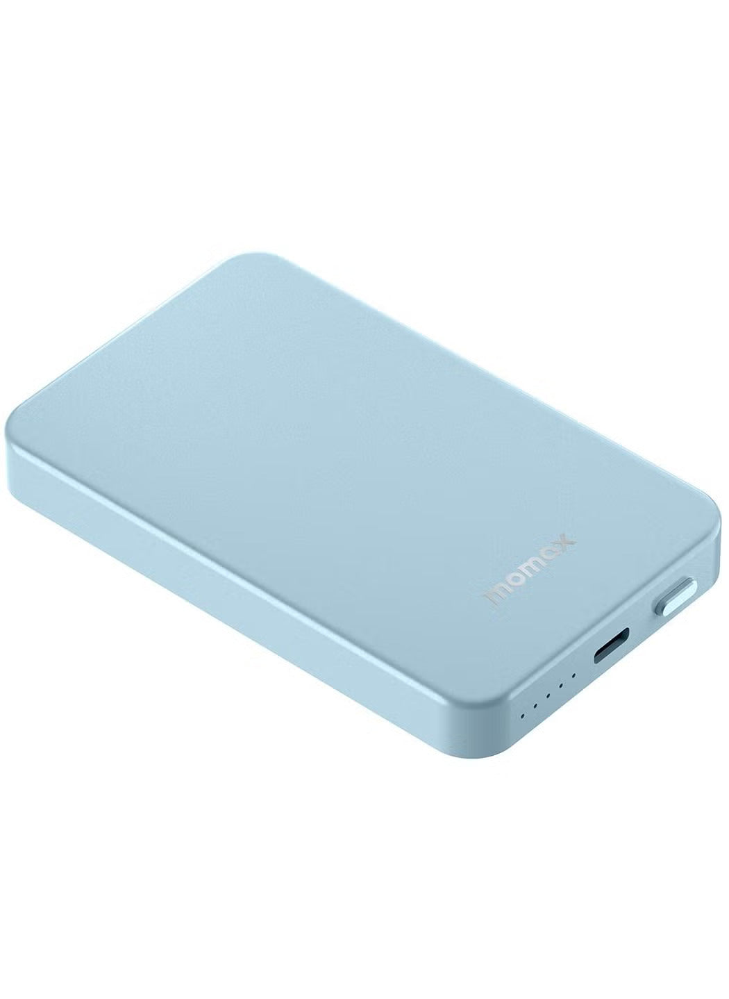 Momax Q.Mag Power 6 5000mAh Magnetic Wireless Battery Pack compatible with Magsafe - Blue