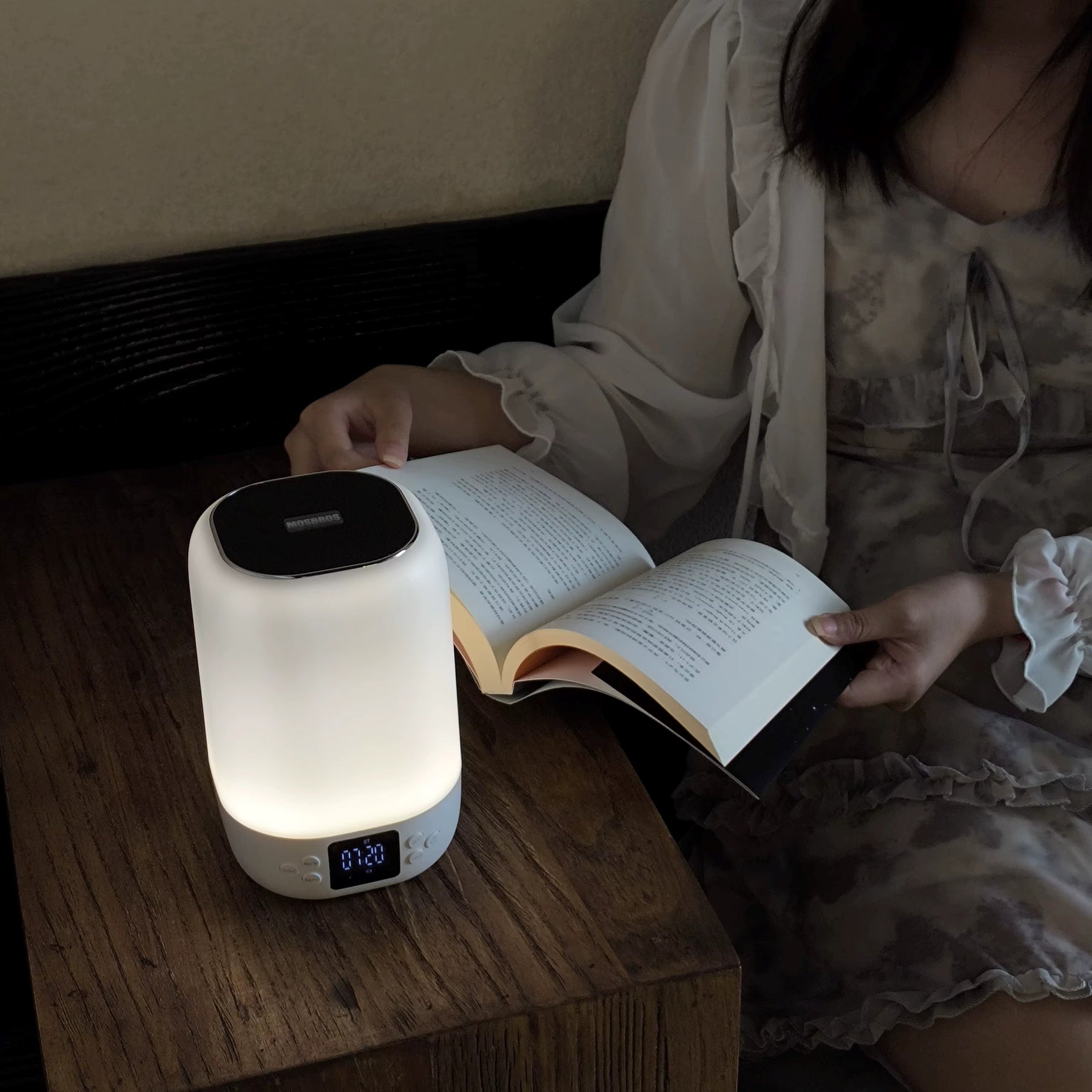 Musky Led Display Alarm Clock With Bluetooth Speaker