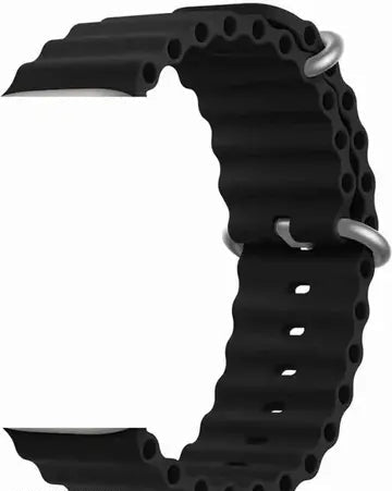 AhaStyle Watch Ultra Ocean Band 49MM | Black