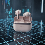Asli Global EcoPods Air TWS Wireless ANC Bluetooth Earbuds with Active Noise Cancellation | Gold