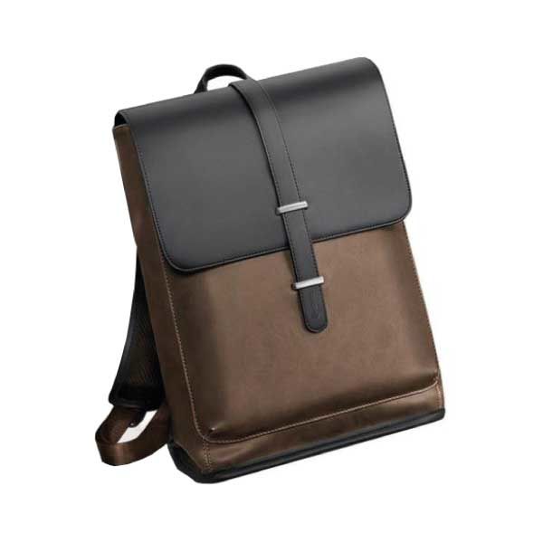 Coteci Elegant Serires Two Color Backpack Black Brown (14039-BR)