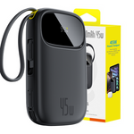 Baseus EnerFill FC31 Qpow 3 Digital Display Power Bank with USB-C+iP Cables 20000mAh 45W | Cosmic Black