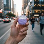 Asli Global Sound Buds Neon Stylist TWS Intelligent  In-ear Bluetooth Headset |Purple