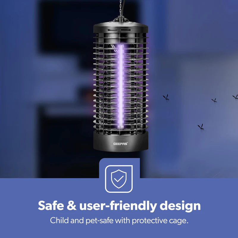 جهاز صاعق حشرات كهربائي جيباس | 6 وات، مصيدة للبعوض والذباب، آمن وخالي من المواد الكيميائية